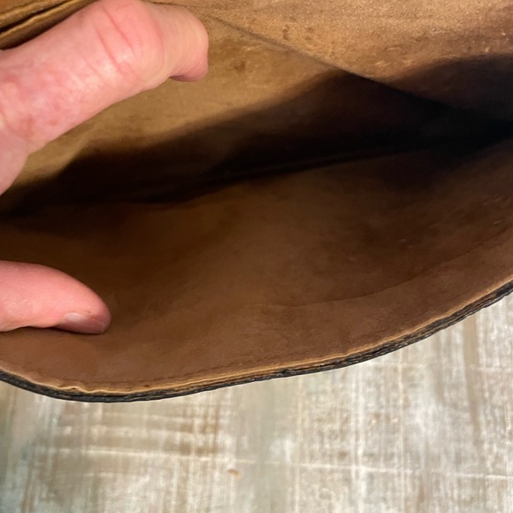 Vintage crocodile leather yellow purse-EXCELLENT condition-smoke/dog free - Picture 6 of 10